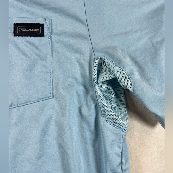 Pelagic Medium Lightweight Vented Armpits Fishing Summer Boating Shirt - Picture 7 of 8